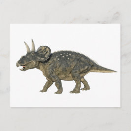 Cartão Postal Nedoceratops Dinossauro em Execução