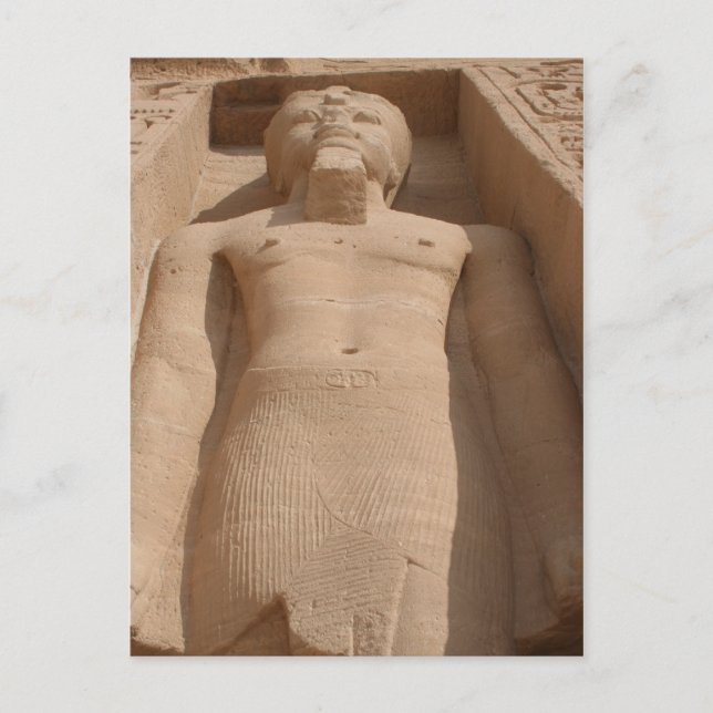Cartão Postal nefertari abu simbel (Frente)