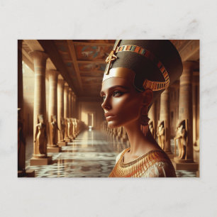 Cartão Postal nefertari Civilização Antiga Egípcia Artefato