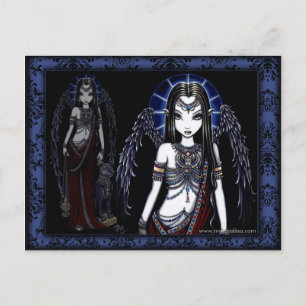 Cartão Postal Nefertari Egípcio Angel Postcard