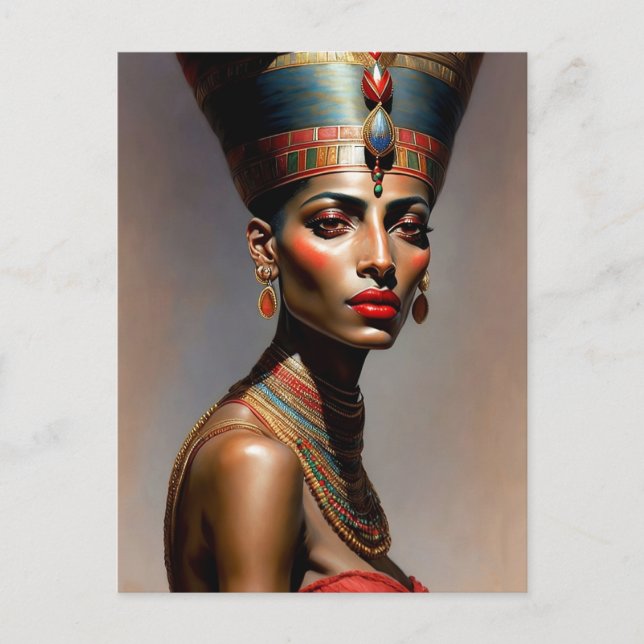 Cartão Postal Nefertiti (Frente)