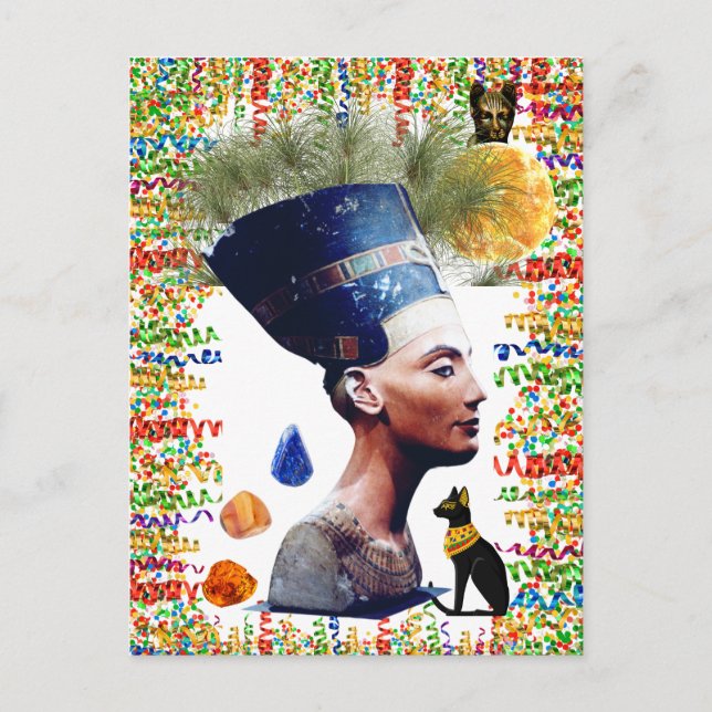 Cartão Postal Nefertiti (Frente)