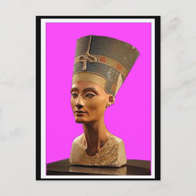 Cartão Postal Nefertiti A Esposa Real Egípcia, Cartão-Postal De  (Frente)