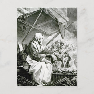 Cartão Postal Negociação Sobre Castanhas