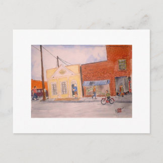 Cartão Postal negócios com o advogado Justin Baird