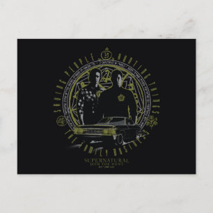 Cartão Postal Negócios da Família dos Irmãos Winchester Supernat