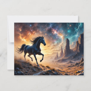 Cartão Postal Negra Estalhão na Nebulosa do Deserto