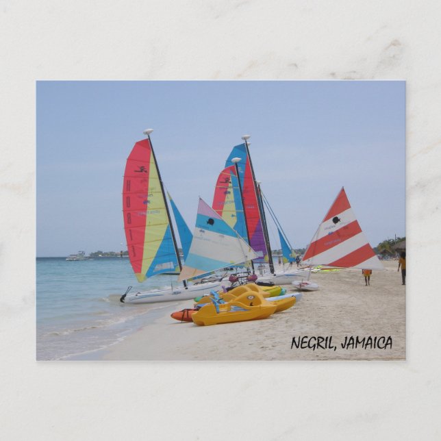 Cartão Postal Negril, Jamaica Postcard (Frente)