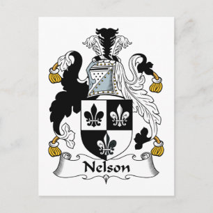 Cartão Postal Nelson Family Crest