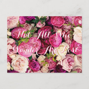 Cartão Postal Nem todos que andam