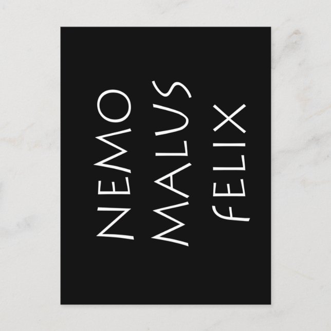 Cartão Postal Nemo malus felix (Frente)