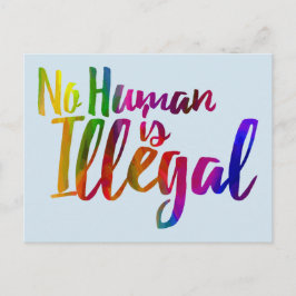 Cartão Postal Nenhum Homem É Cartão-Postal Ilegal