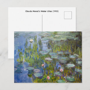Cartão Postal Nenúfares de Claude Monet (1915)
