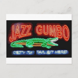 Cartão Postal Neon Gumbo