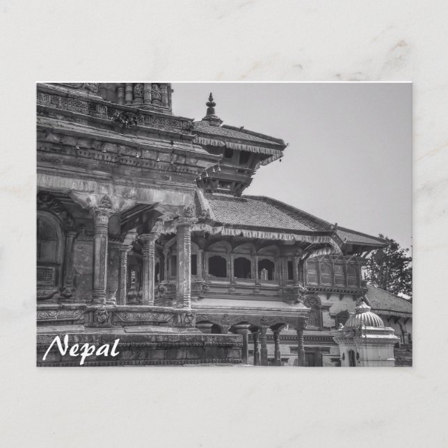 Cartão Postal Nepal antigo (Frente)