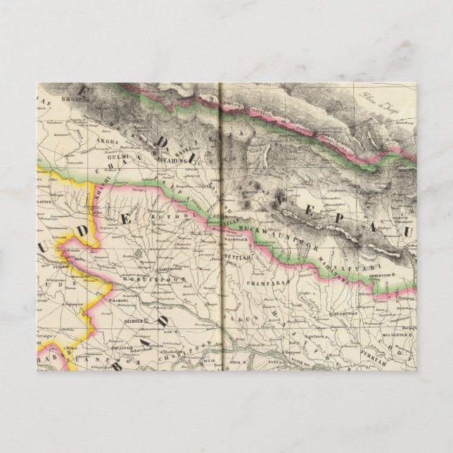 Cartão Postal Nepal, Ásia 83 (Frente)