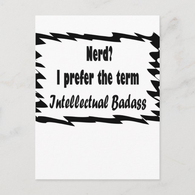 Cartão Postal Nerd? (Frente)