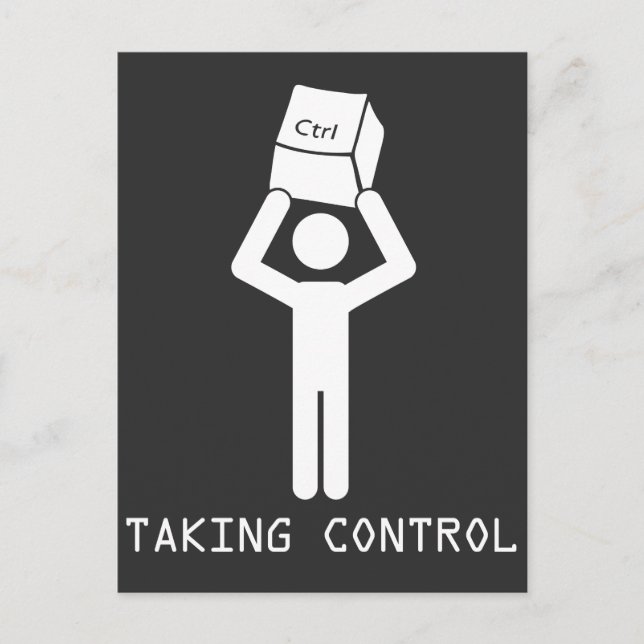 Cartão Postal Nerd de Ciência da Computação do Programador de Co (Frente)