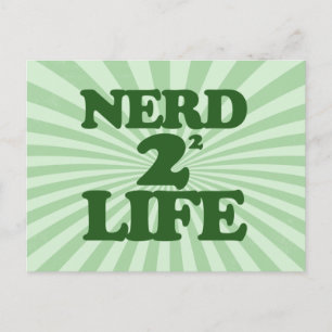 Cartão Postal Nerd para a Vida