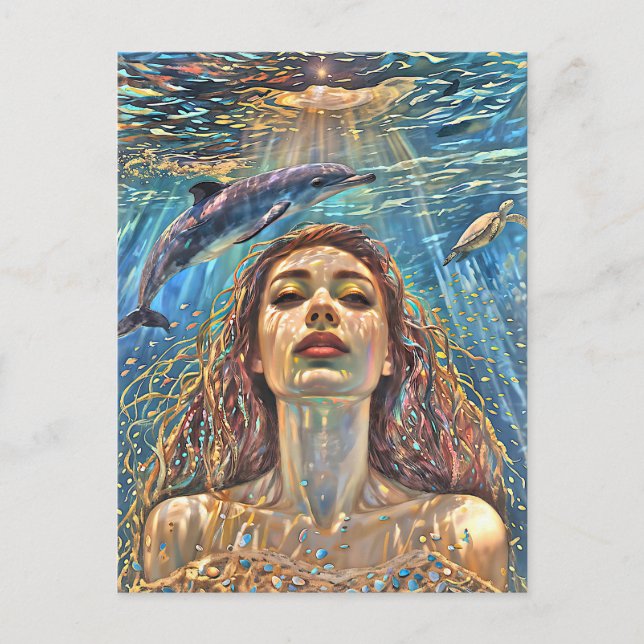 Cartão Postal "Nerena" Baixo de Águas Estáticas (Frente)