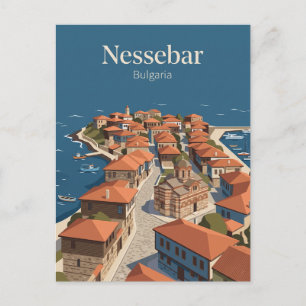 Cartão Postal Nessebar Bulgária