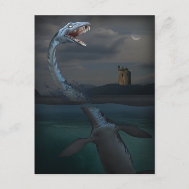 Cartão Postal Nessie (Cryptid) (Frente)