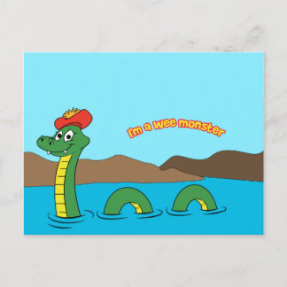 Cartão Postal Nessie (monstro de Loch Ness)