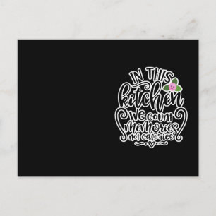 Cartão Postal Nesta Cozinha Contamos Memórias Não Calorias