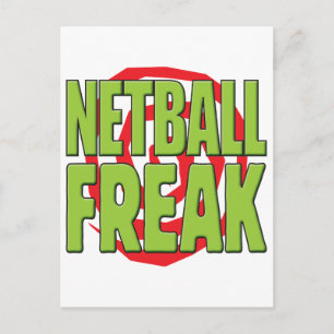 Cartão Postal Netball Freak G