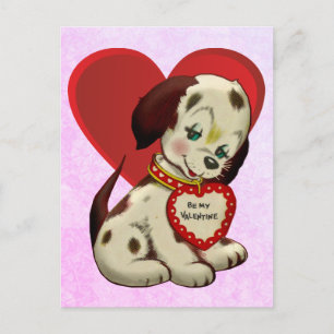 Cartão Postal Netinha do Cachorrinho Vintage Dia dos Namorados