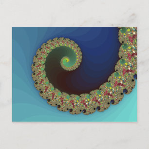 Cartão Postal Netuno - Arte Fractal