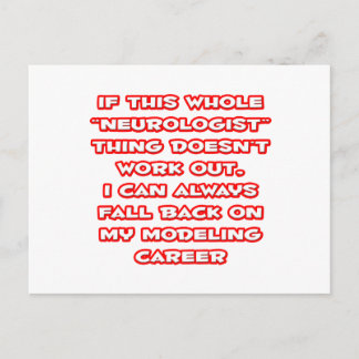 Cartão Postal Neurologista Humor ... Carreira de modelagem