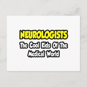 Cartão Postal Neurologistas... Crianças Legal do Mundo Médico