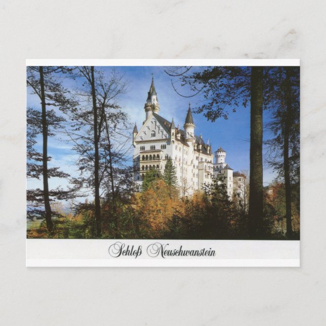 Cartão Postal Neuschwanstein (Frente)