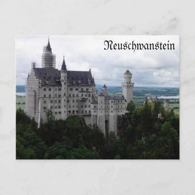 Cartão Postal Neuschwanstein (Frente)