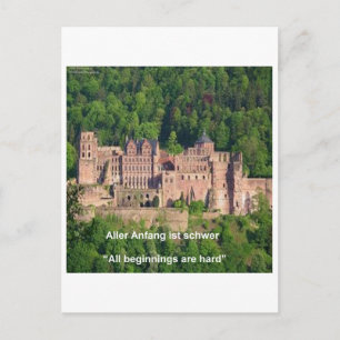 Cartão Postal Neuschwanstein Castle Frankfurt & German Cote