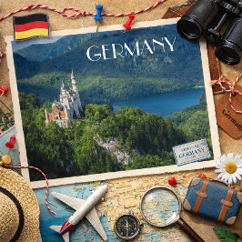 Cartão Postal Neuschwanstein Castle – Germany’s Fairytale Escape