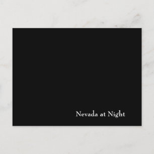Cartão Postal Nevada à noite