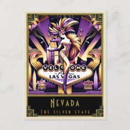 Cartão Postal Nevada | Art Deco