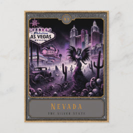 Cartão Postal Nevada | Cartão-postal de arte gótica