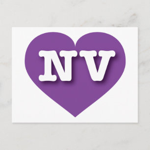 Cartão Postal Nevada Purple Heart - Big Love
