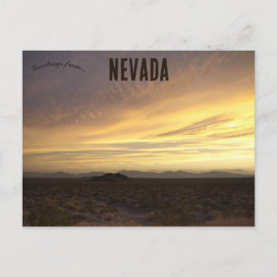 Cartão Postal Nevada Sunset