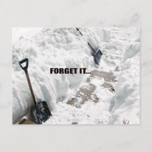 Cartão Postal neve