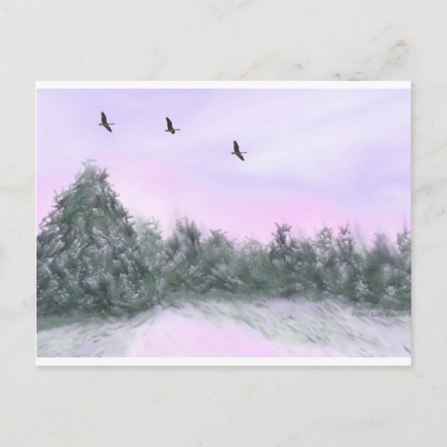 Cartão Postal Neve (Frente)