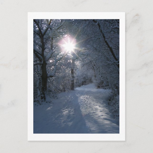 Cartão Postal Neve e Luz (Frente)