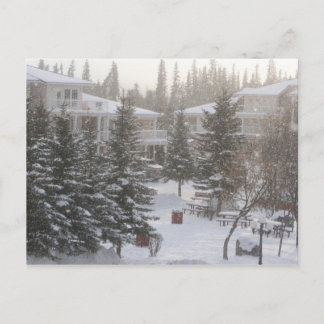 Cartão Postal Neve em Fairmont Hot Primaveras