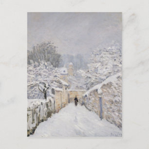 Cartão Postal Neve em Louveciennes, 1878