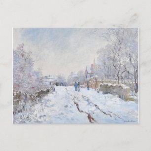 Cartão Postal Neve na Argentina por Claude Monet