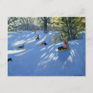 Cartão Postal Neve precoce Darley Park Derby