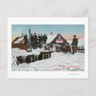 Cartão Postal Neve Sobre A Casa TopsNome, AK